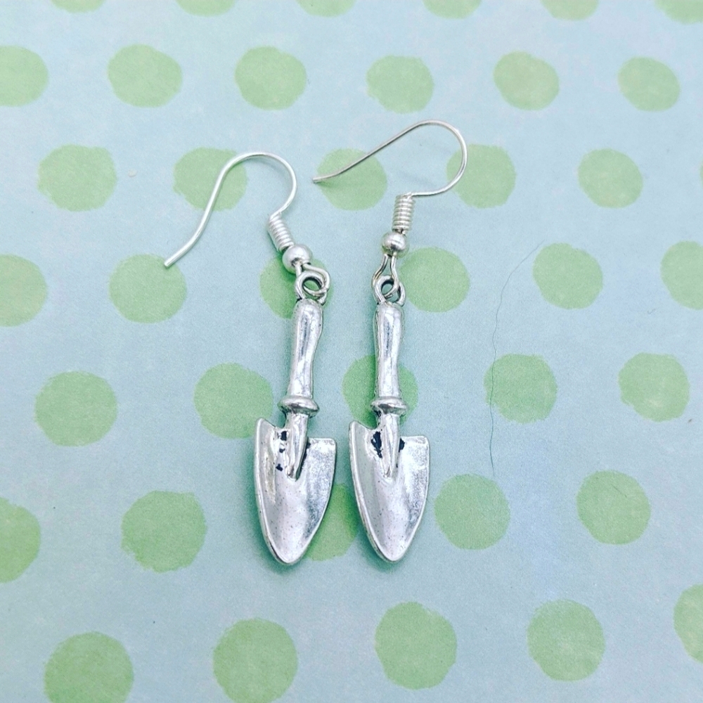 Garden earrings watering can shovel bucket…